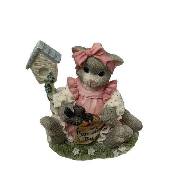 Calico‎ Kittens Youre My Feathered Friend Forever Figurine 203971 3" - Picture 9 of 9
